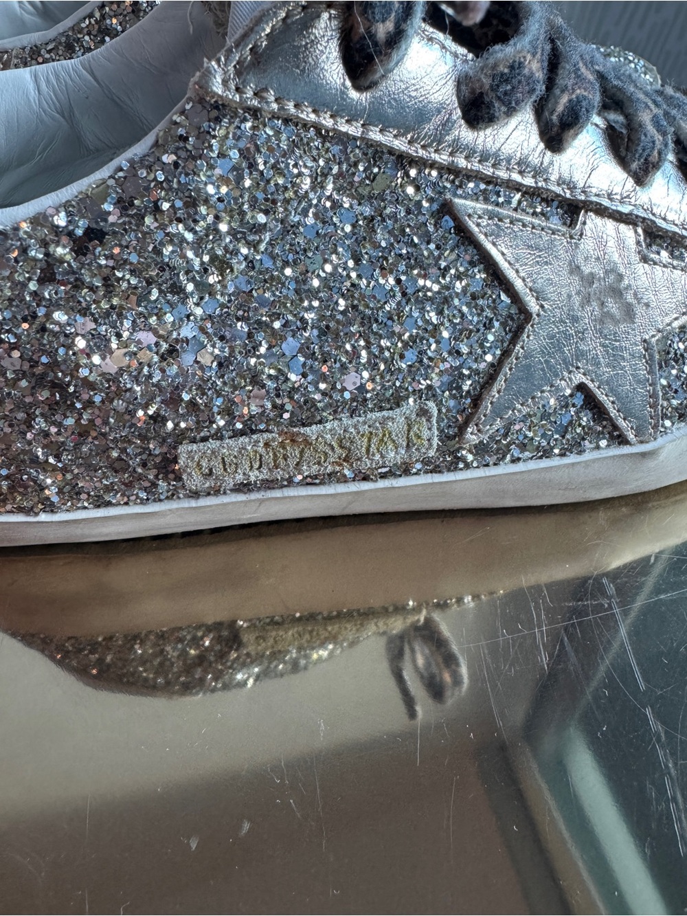 Golden Goose Super star platinum glitter - Picture 7 of 12